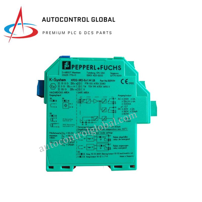 KFD2-SR2-Ex1.W Switch Amplifier | Pepperl+Fuchs Hazardous