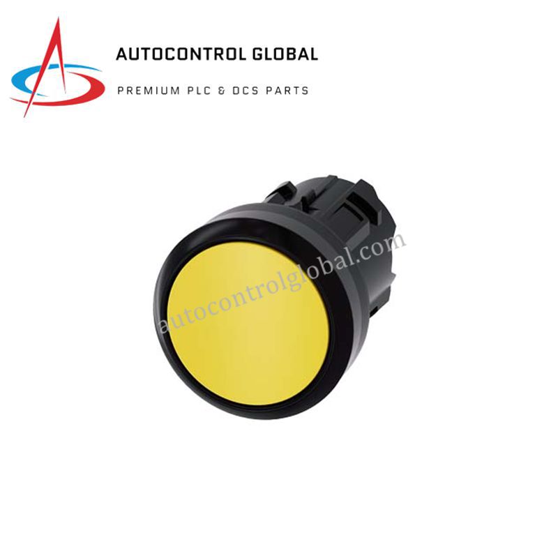 3SU1000-0AB30-0AA0 Siemens 22mm Yellow Industrial Pushbutton