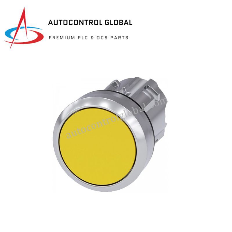 3SU1000-0AB30-0AA0 Siemens 22mm Yellow Industrial Pushbutton
