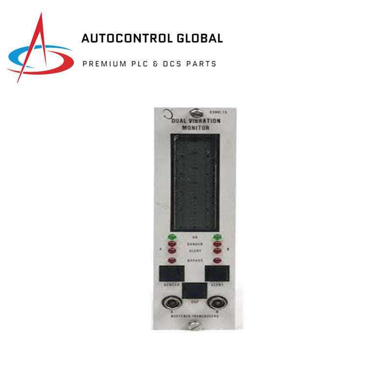 Bently Nevada 3300/15-03-01-01-00-00-00 Vibration Monitor Module AutoControl Global Bently Nevada 3300/15-03-01-01-00-00-00 Vibration Monitor Module AutoControl Global