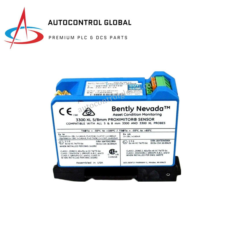 Nový Bently Nevada 3300 XL 8 mm 330180-12-05 snímač blízkosti na sklade