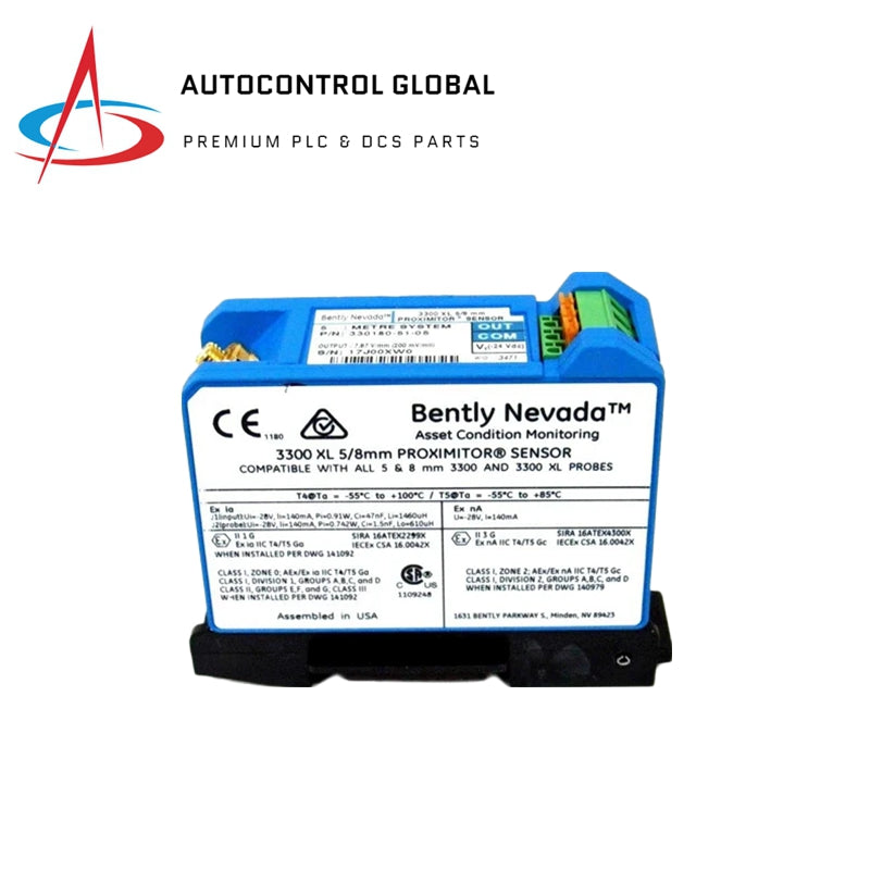 Nový a originálny Bently Nevada 330850-91-05 snímač blízkosti na sklade