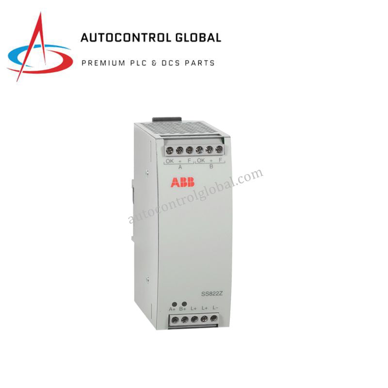 ABB SS822Z | Compact Power Supply for Distributed Control Systems