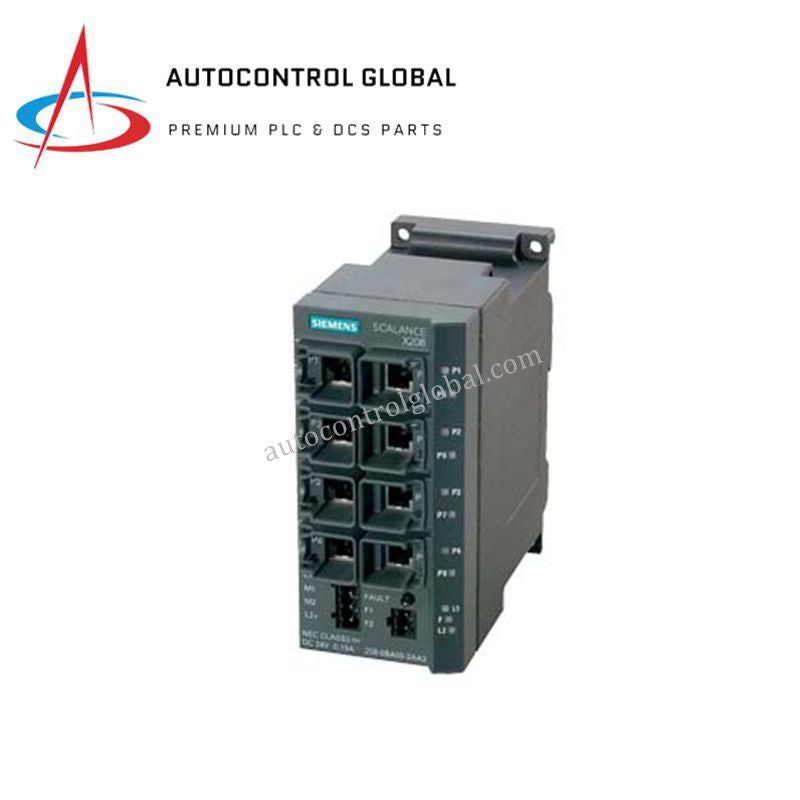 6GK5208-0BA10-2AA3 | Siemens SCALANCE X208 Ethernet Switch