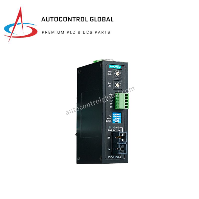 MOXA ICF-1150-S-SC-T | Industrial Serial-to-Fiber Converter