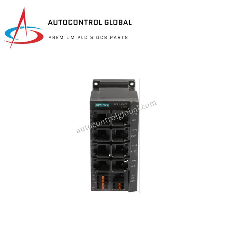 6GK5208-0BA10-2AA3 | Siemens SCALANCE X208 Ethernet Switch
