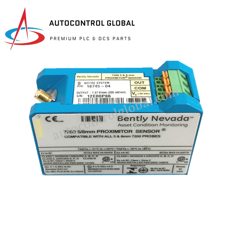 18745-04 | Bently Nevada | Proximitor Sensor