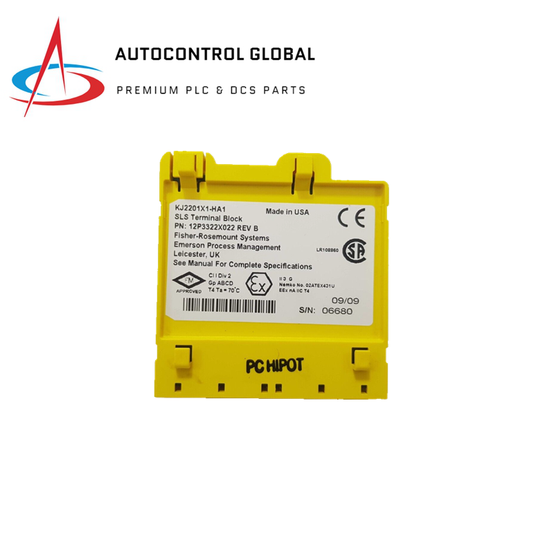 Emerson DeltaV KJ2201X1-HA1 SLS Terminal Block