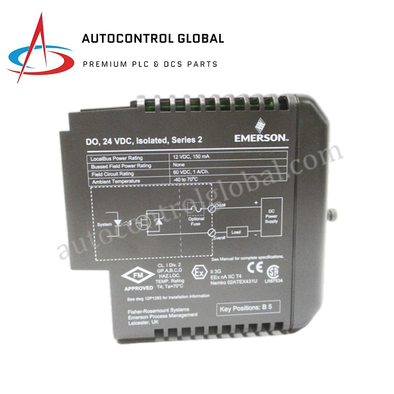 KJ3208X1-BA1 Emerson DO 8-Kanal 24 VDC Terisolasi