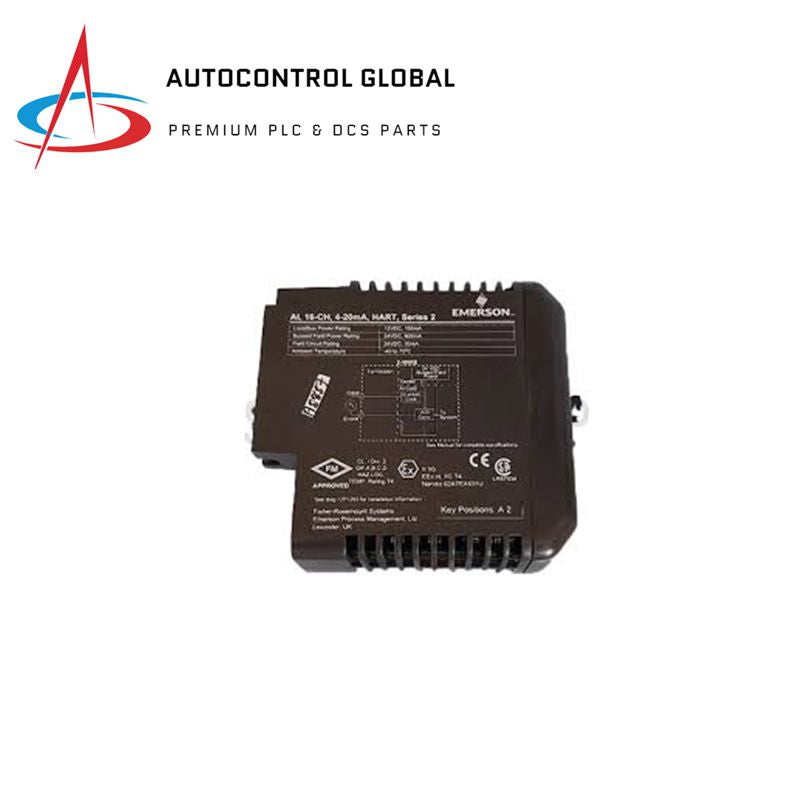 Emerson Deltav KJ3223X1-BA1 AI 16 CH 4-20mA Hart Card