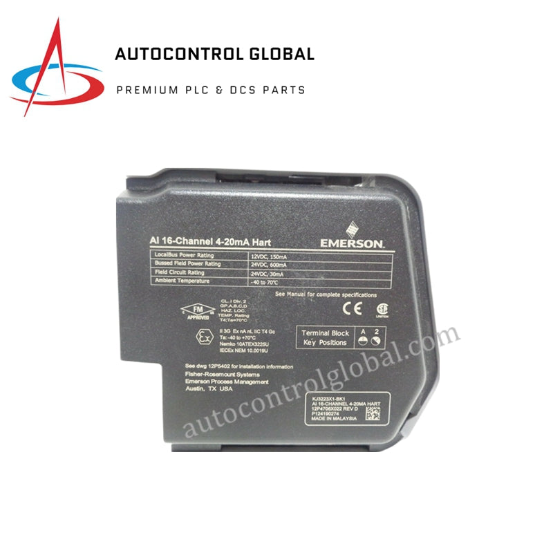 Brand New Emerson DeltaV KJ3223X1-BK1 AI 16-CH 4-20mA HART CARD In Stock
