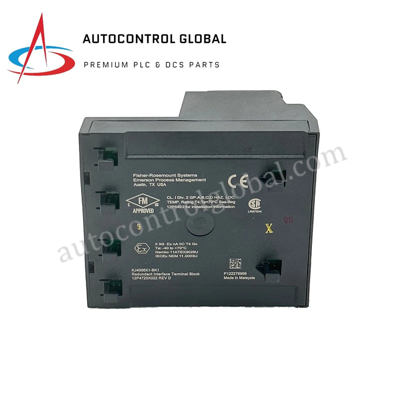 KJ4006X1-BK1 Redundant Interface Terminal Block Emerson