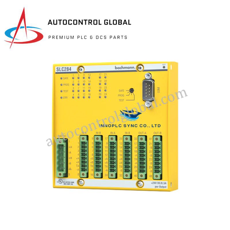 SLC284 00014273-00 Bachmann | SIL3 Certified Safety Controller