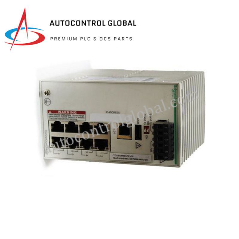 TCSESM083F23F0 by Schneider | Industrial Ethernet Switch 8TX