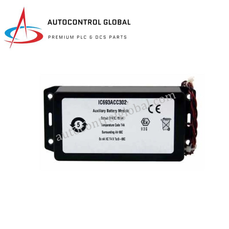 IC693ACC302B | GE Fanuc | Batería de Respaldo de Litio de 15000mAh