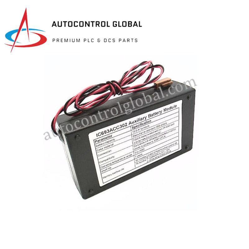 IC693ACC302A | GE Fanuc | Paquete de Respaldo de Litio de Alta Capacidad