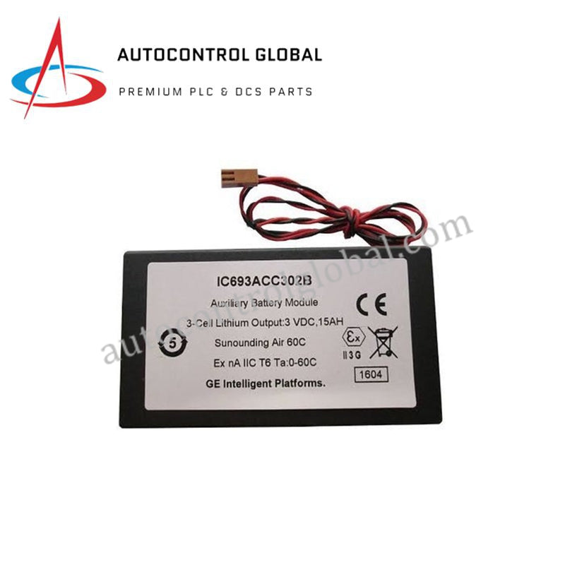 IC693ACC302A | GE Fanuc | Paquete de Respaldo de Litio de Alta Capacidad