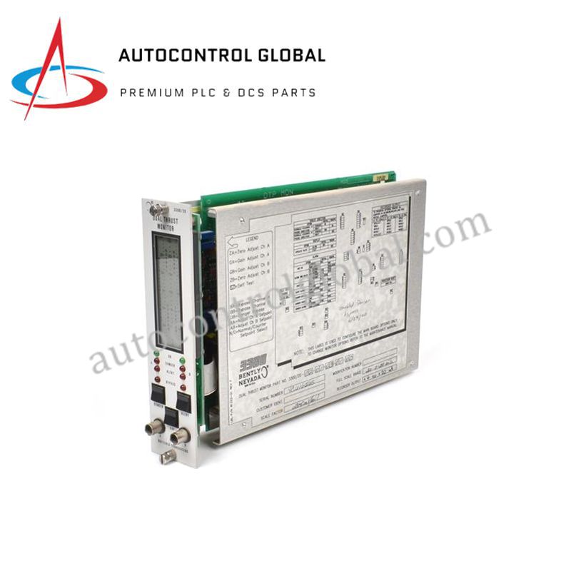 Bently Nevada 3300/20 Dual Thrust Shaft Position Monitor