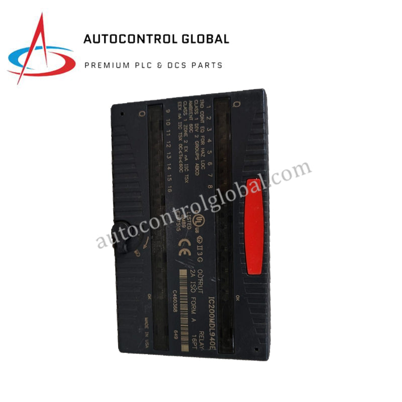 GE Fanuc IC200MDL940E Salida Digital Aislada Individualmente de 16 Canales y 2A