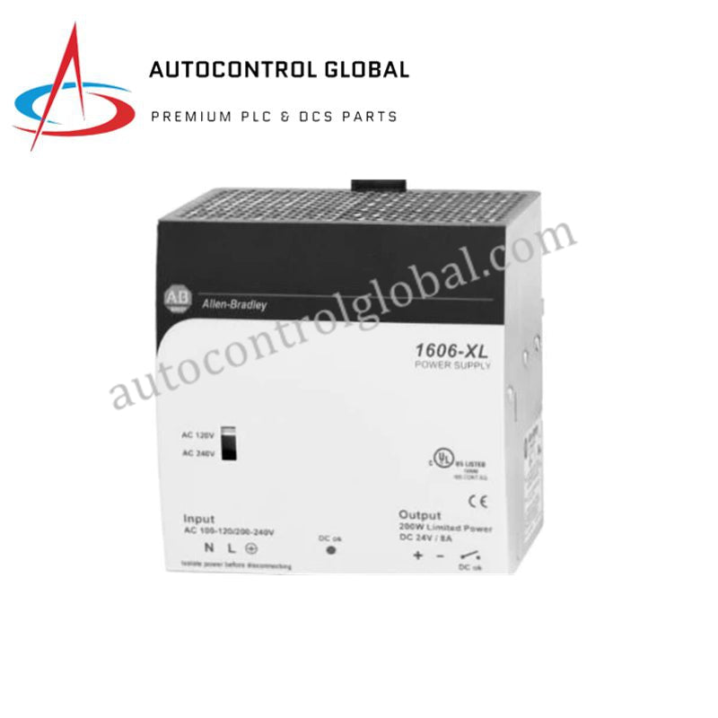 Fuente de alimentación compacta para riel DIN 1606-XLDNET8 | Allen-Bradley 24V 8A