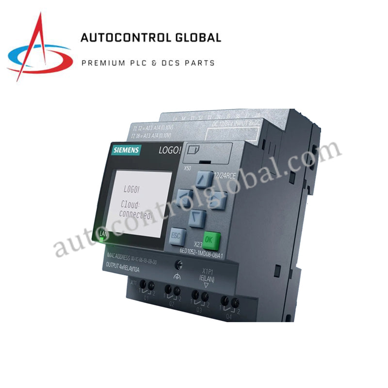 Siemens LOGO! 12/24RCE Parça # 6ED1052-1MD08-0BA1 | 8Gİ 4ÇÇ
