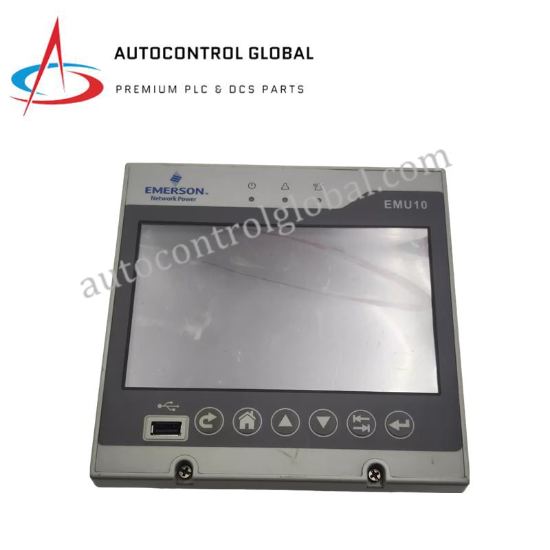 EMERSON EMU10 | Touch-Screen DC Monitoring for Utilities