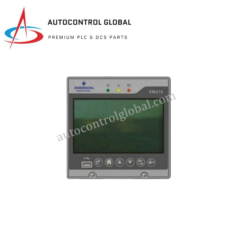 EMERSON EMU10 | Touch-Screen DC Monitoring for Utilities