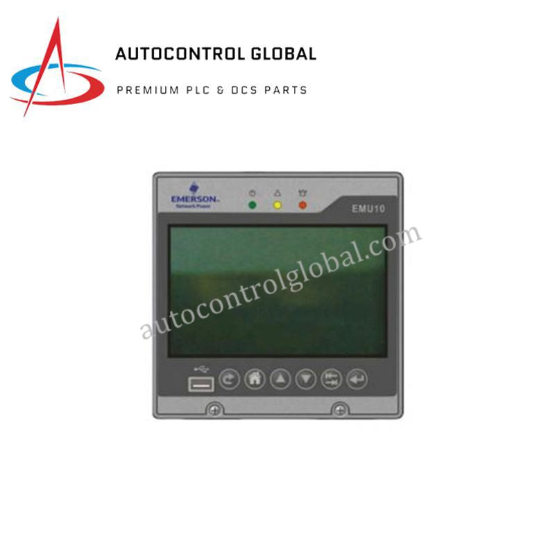 EMERSON EMU10 | Touch-Screen DC Monitoring for Utilities