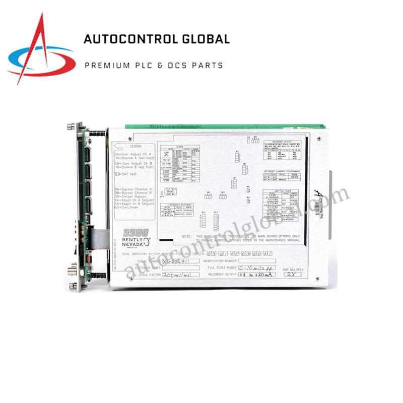 Bently Nevada 3300/16-12-01-02-01-00 | Doppelter Vibrationsmonitor