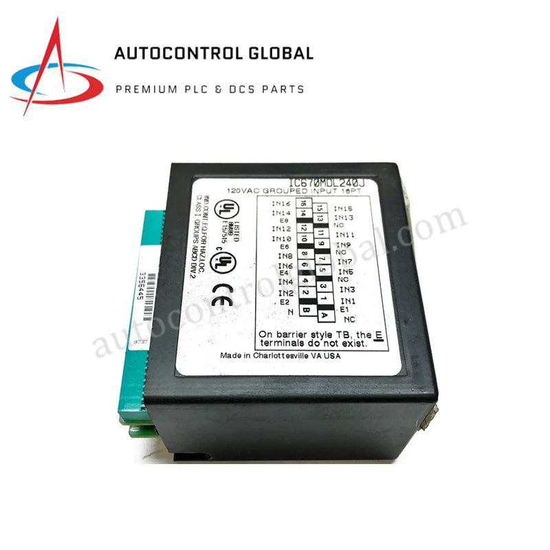 GE Fanuc IC670MDL240J Field Control Input Module