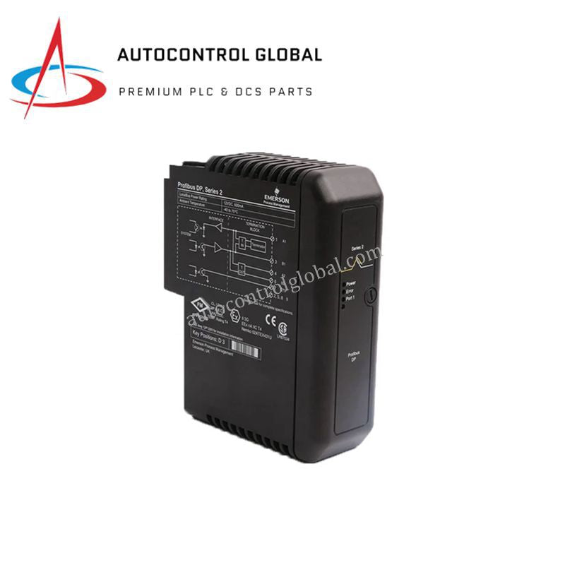 VE4003S2B9 | Emerson 4-20 mA I/O Terminal Block for Automation