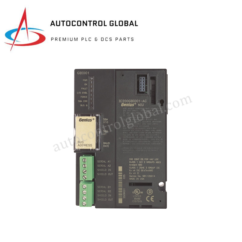 IC200GBI001 GE Fanuc VersaMax Genius-Netzwerkschnittstellenmodul