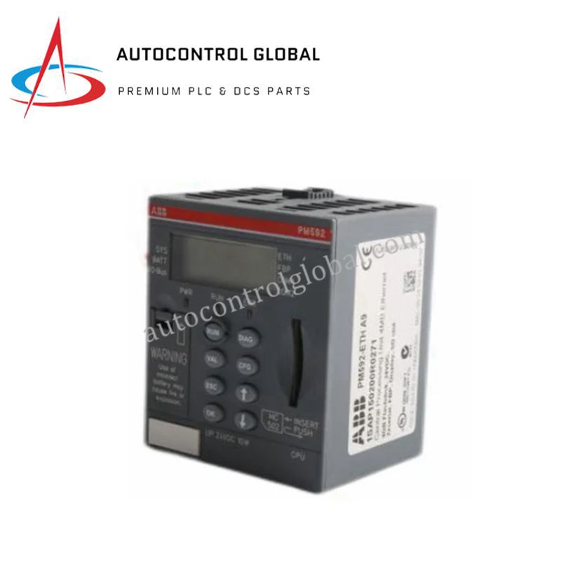 PM591-ETH 1SAP150100R0271 ABB | CPU Module with Ethernet and FBP