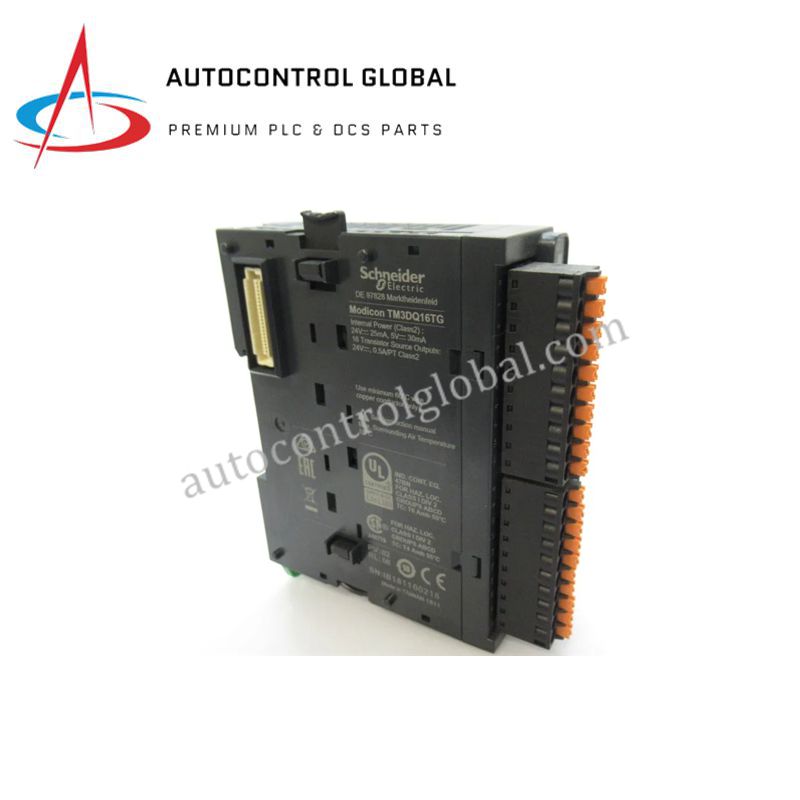Schneider TM3DQ16TG | 16 NPN Sinking Transistor Outputs for TM3 PLCs