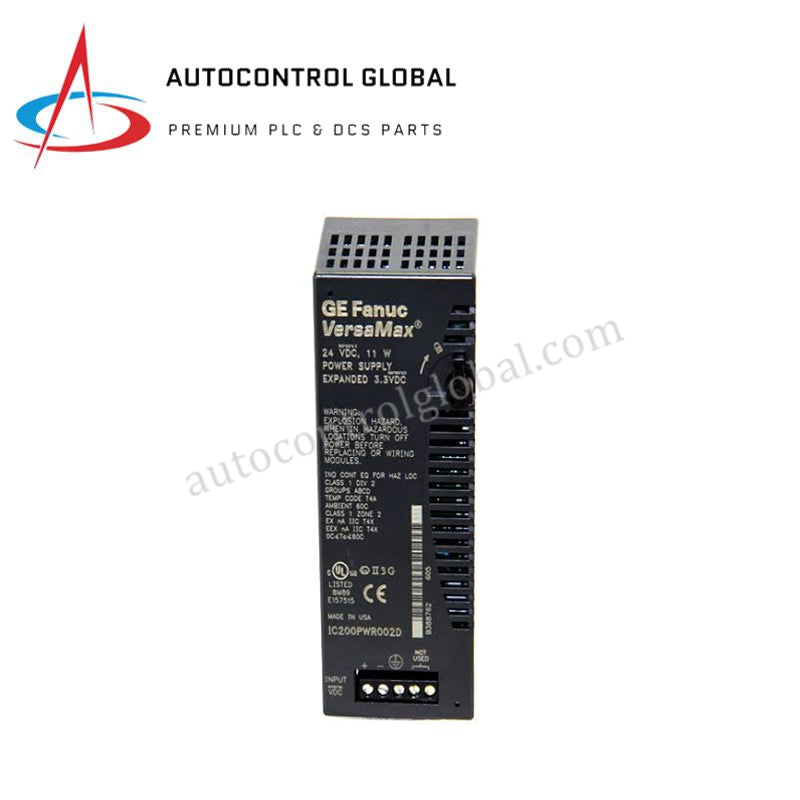 GE IC200PWR002H VersaMax 24 VDC Power Supply Module