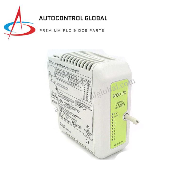 8810-HI-TX | GE Safety Analog Input Module | 4–20 mA for Hazardous Location