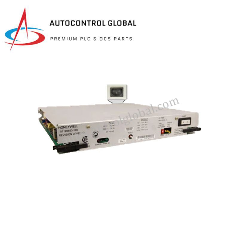 Honeywell 51196653-100 REV.D | Reliable Five-Slot DCS Power Supply
