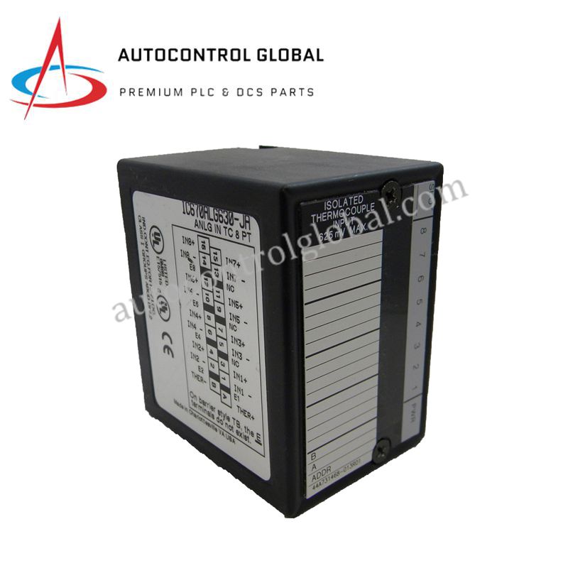 IC670ALG630 | GE Fanuc 8-Channel Thermocouple Input for Process Control