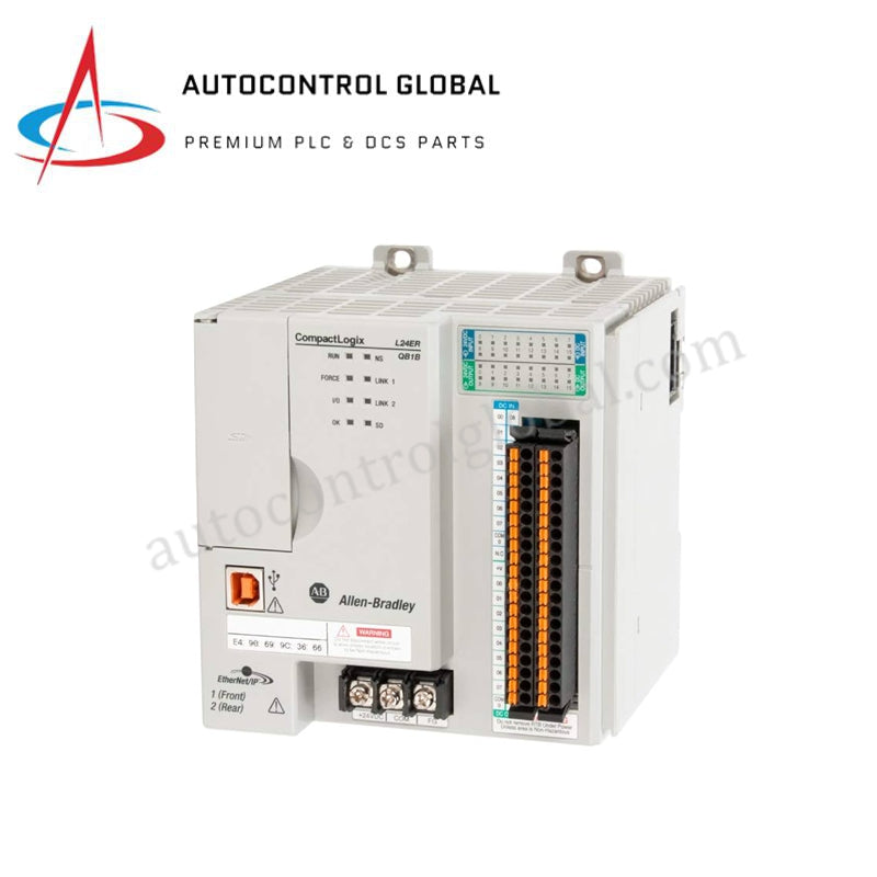 کنترلر CPU تعبیه‌شده I/O کامپکت‌لوژیکس Allen-Bradley 1769-L24ER-QB1B