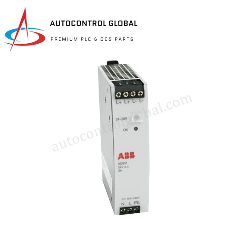 3BSC610064R1 | ABB | Источник питания SD831 24 В постоянного тока