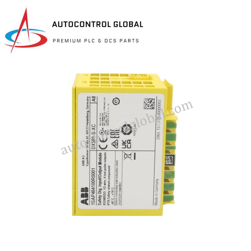 DX581‑S ABB | Safety I/O Module for AC500‑S PLC – AutoControl Global