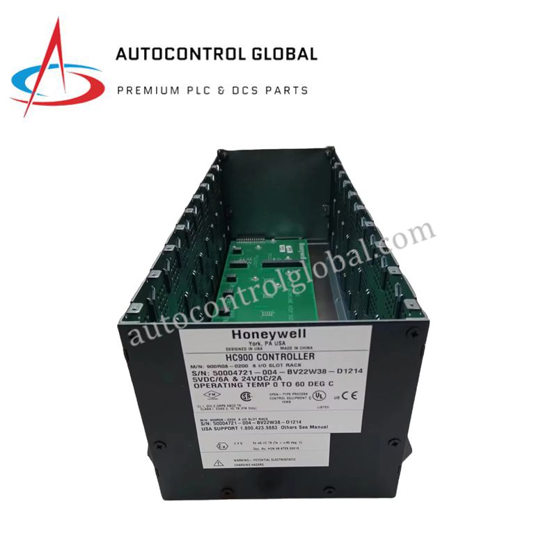 I/O Rack 900R08‑0101 by Honeywell | HC900 Control System Module