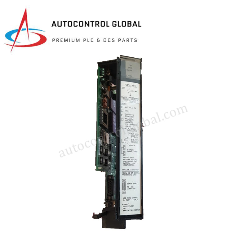 Sērija 90-70 96MHz 32 bitu CPU modulis | IC697CPU781 GE Fanuc