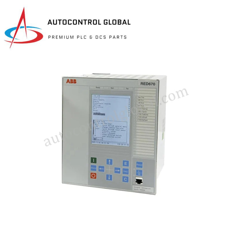 ماژول نمایش حفاظت Relion مدل ABB 1MRK000008-PB RED670