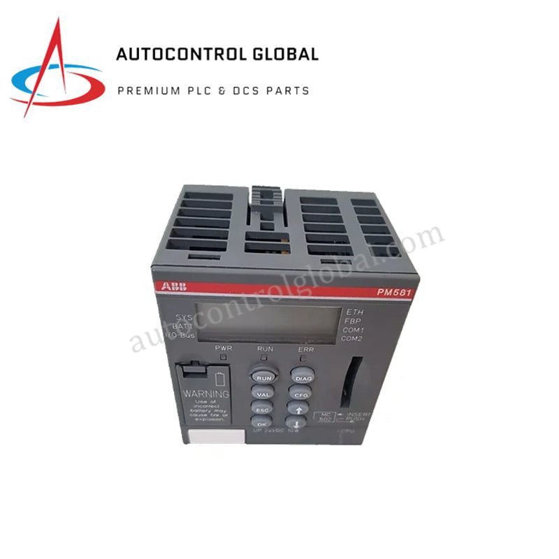 ماژول پردازنده PLC AC500 ABB PM581 1SAP140100R0100
