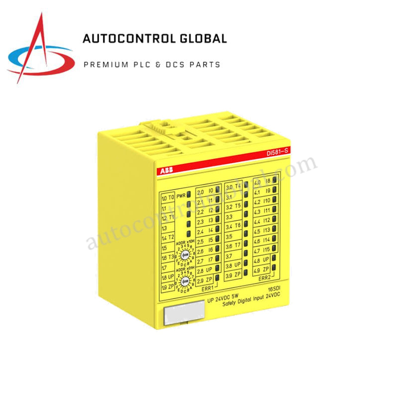 ماژول ورودی دیجیتال ایمنی ABB مدل DI581-S 1SAP284000R0001