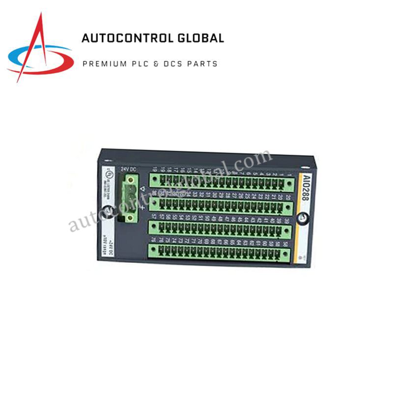 AIO288 Analog Input/Output Module by Bachmann | DIN Rail Mount