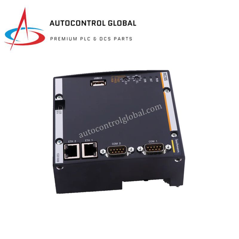Bachmann Plc Module MC206 | Bachmann Fanless CPU Module with TPM Security – AutoControl Global