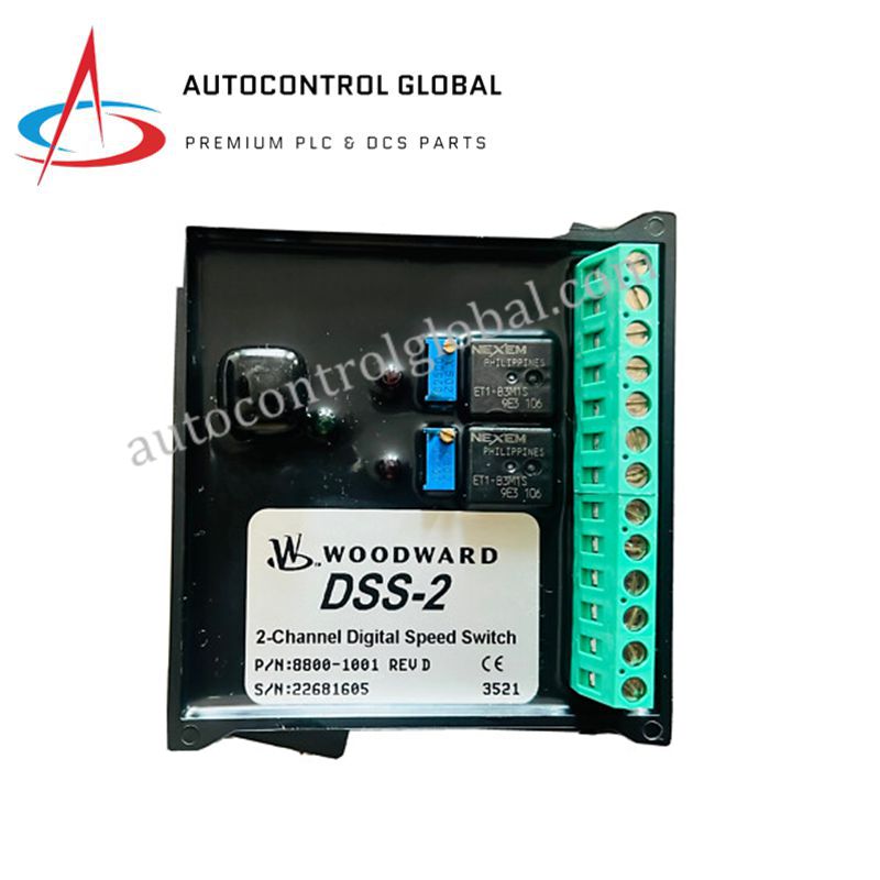 8800-1001 | Woodward Two-Channel Digital Engine Speed Switch