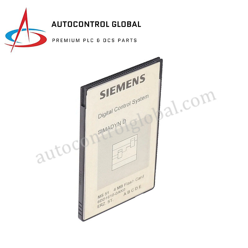 Module de mémoire Flash SIMADYN D Siemens 6DD1610-0AK0